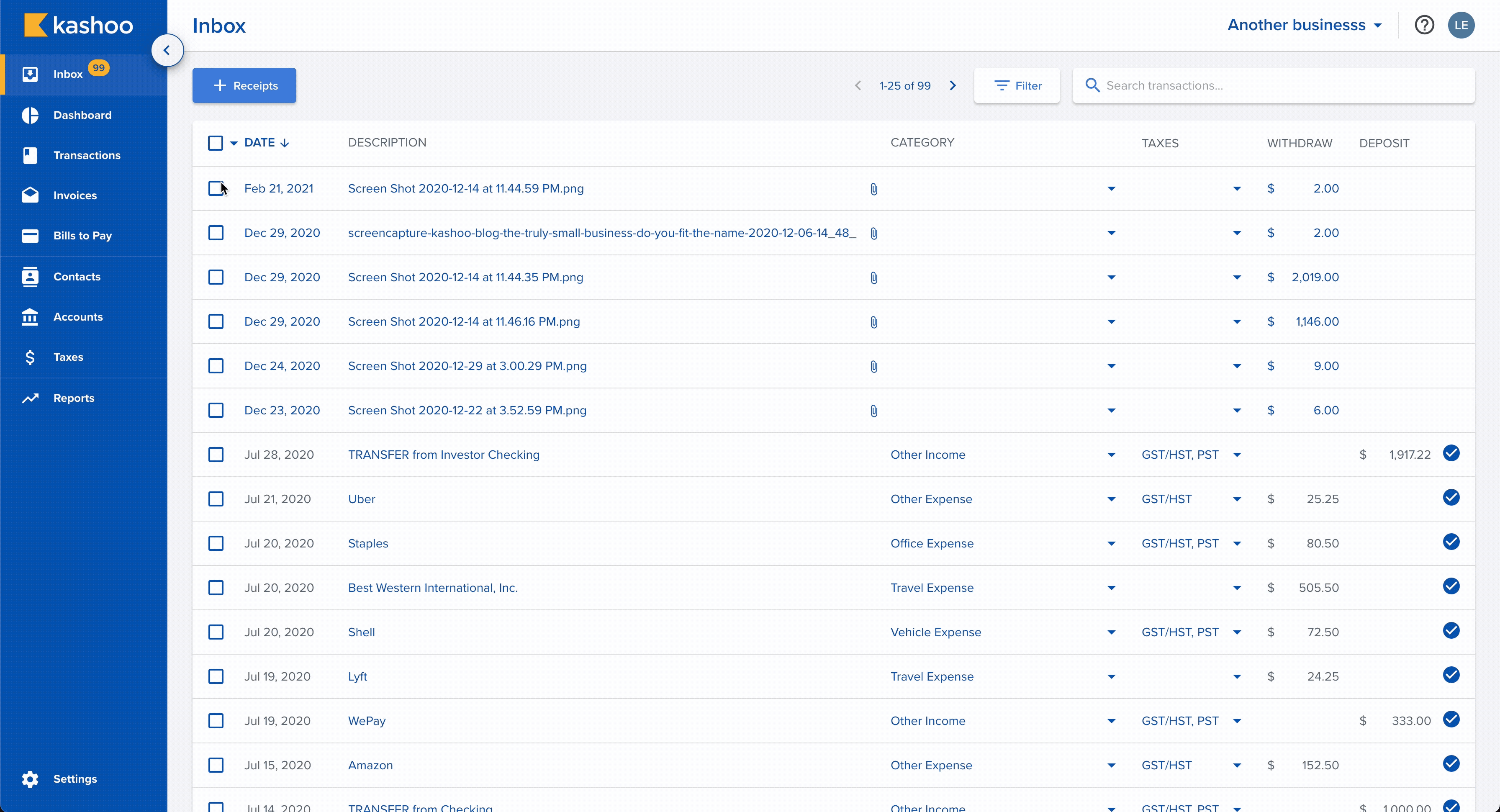 Glimpse of Kashoo 2.0 UI
