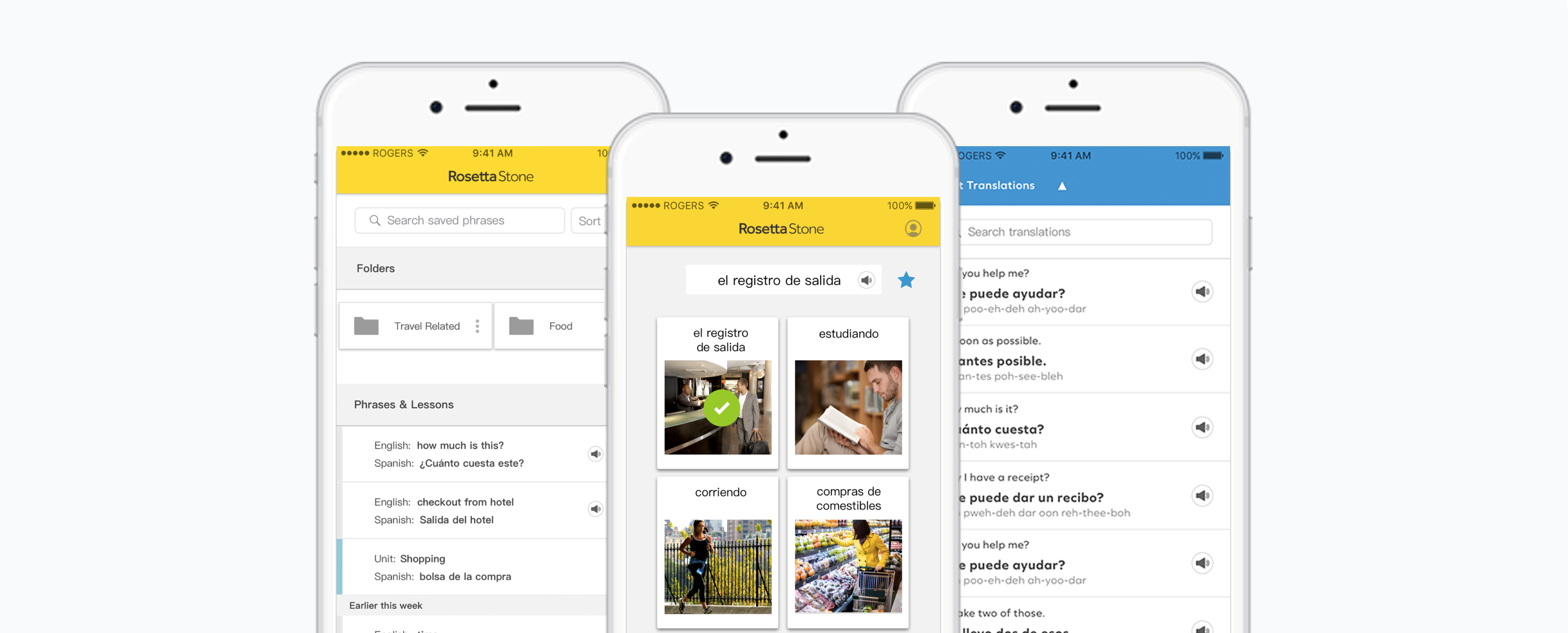 rosetta stone screens